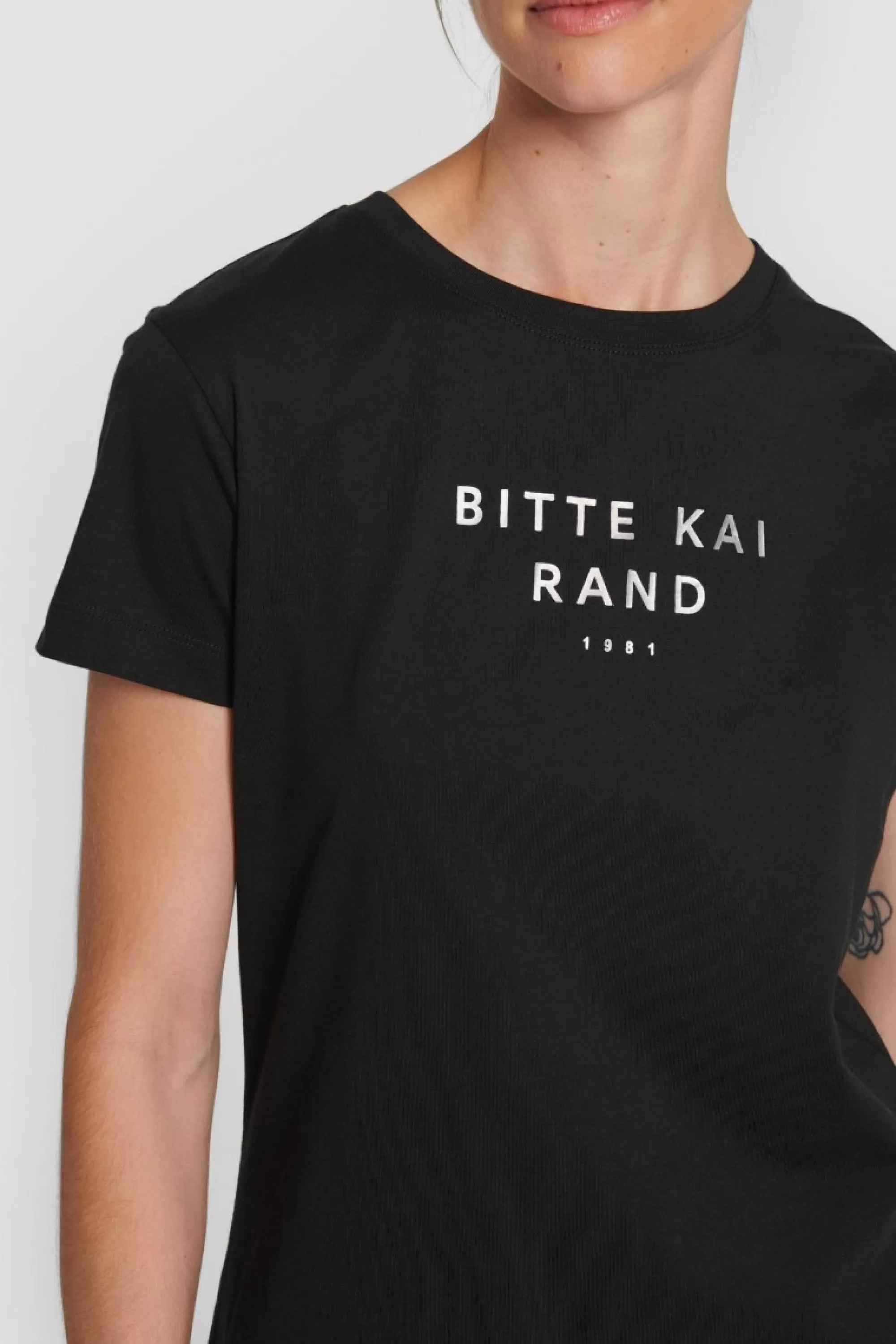 BITTE KAI RAND Foil Logo T-Shirt<Kvinde Bluser